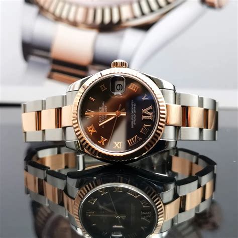 rolex 31mm chocolate|Rolex datejust price.